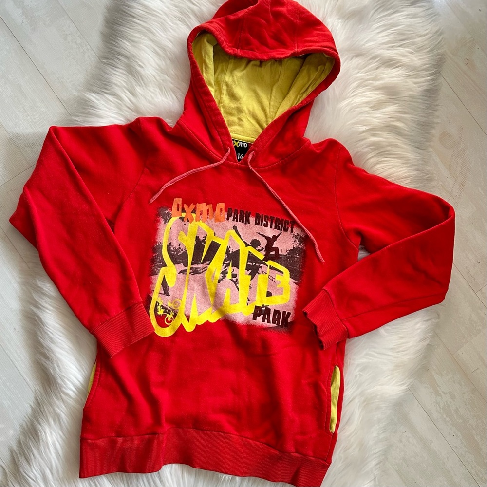 Oximo Skate Park Red Hoodie, 14